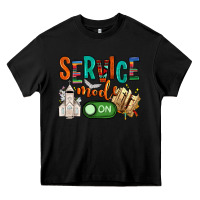 Black service mode on Heavy Core Tee - NancyCooperArtShop
