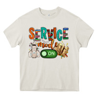 Cream service mode on Heavy Core Tee - NancyCooperArtShop