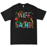 Black wife mom teacher Premium Tee - NancyCooperArtShop