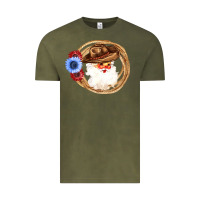 Vintage Olive Cowboy Santa Vintage Tee - Bettercallsaul