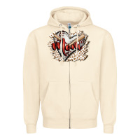 Sandshell baseball mom Zipper Hoodie - FaDigitalArtStudio