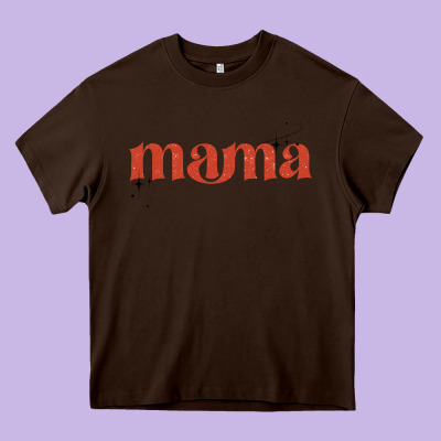 Mama Stronger Than The Storm Heavy Core Tee Designed By Jahusdesignshop