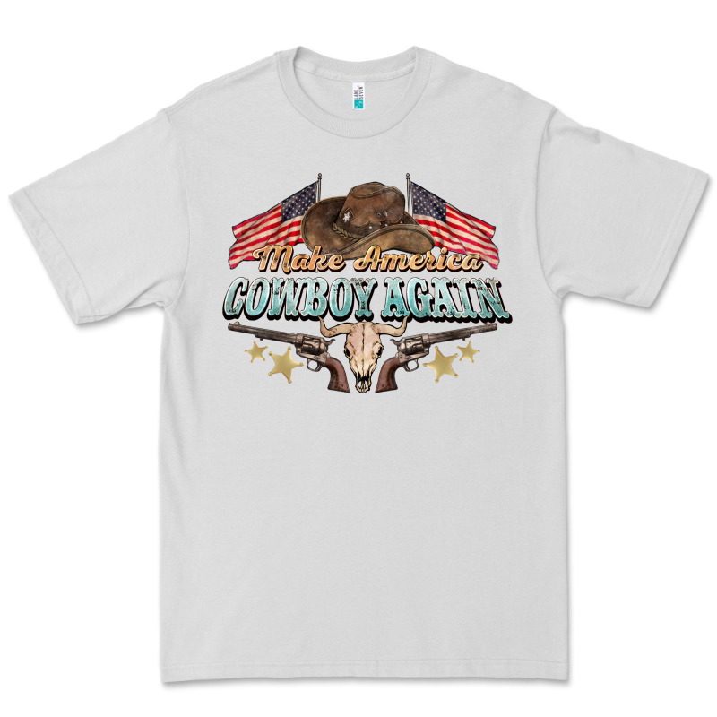 Make America Cowboy Again Premium Tee by NancyCooperArtShop | Teevron