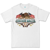 White make america cowboy again Premium Tee - NancyCooperArtShop