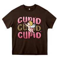 Chocolate Brown cupid cupid cupid valentine's day Heavy Core Tee - MaliasSmallBusiness