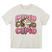 Cream cupid cupid cupid valentine's day Heavy Core Tee - MaliasSmallBusiness