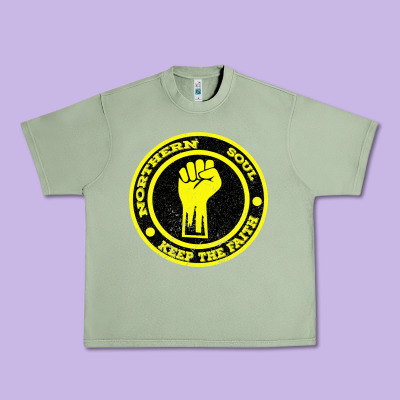 Northern Soul Keep The Faith Urban Heavy Tee Designed By Bettercallsaul
