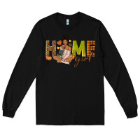 Black Home girl Fall afro girl Long Sleeve Tee - NancyCooperArtShop