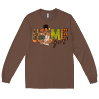 Chestnut Home girl Fall afro girl Long Sleeve Tee - NancyCooperArtShop