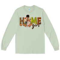 Matcha Home girl Fall afro girl Long Sleeve Tee - NancyCooperArtShop