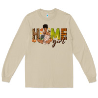 Mushroom Home girl Fall afro girl Long Sleeve Tee - NancyCooperArtShop