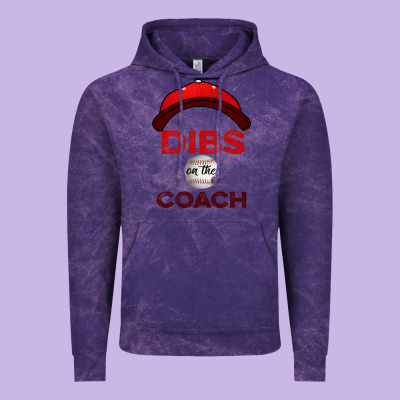Dibs On The Coach Baseball Vintage Hoodie Designed By Bettercallsaul