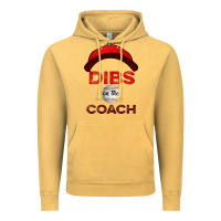 Vintage Mustard Dibs On The Coach Baseball Vintage Hoodie - Bettercallsaul