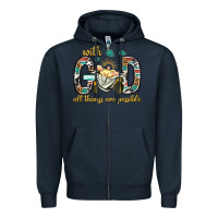 Navy with god all things are possible with baby jesus bbs Zipper Hoodie - BundleAndBundleShop
