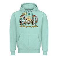 Seafoam with god all things are possible with baby jesus bbs Zipper Hoodie - BundleAndBundleShop