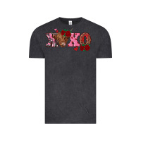 Vintage Black xoxo highland cow Vintage Tee - RanaPortraitStore
