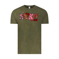 Vintage Olive xoxo highland cow Vintage Tee - RanaPortraitStore