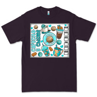 Plum cafecito y chisme Premium Tee - MaliasSmallBusiness
