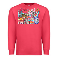 Cardinal One Happy Mama Easter Bunny Premium Sweatshirt - CowhideDigitalArt