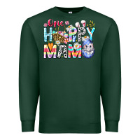 Sports Green One Happy Mama Easter Bunny Premium Sweatshirt - CowhideDigitalArt
