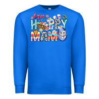True Royal One Happy Mama Easter Bunny Premium Sweatshirt - CowhideDigitalArt