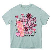 Arona valentine jesus fills my cup Heavy Core Tee - MaliasSmallBusiness