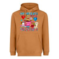 Meerkat My Patients is Valentines Heavyweight Hoodie - CowhideDigitalArt