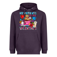 Plum My Patients is Valentines Heavyweight Hoodie - CowhideDigitalArt
