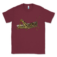 Burgundy Grasshopper Classic Tee - LillyAllenDesigns