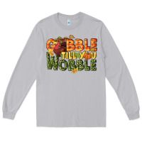 Moon Dust Gobble till you wobble turkey thanksgiving Long Sleeve Tee - NancyCooperArtShop