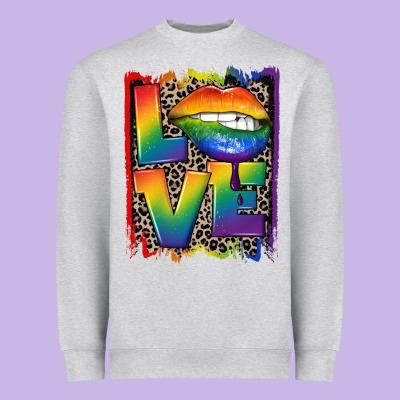 Love Pride Heavyweight Sweatshirt Designed By Cowgirlartshop