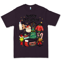 Plum merry christmas Premium Tee - MaliasSmallBusiness