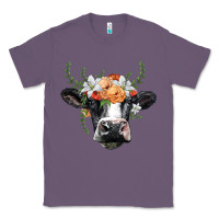 Lavender holstein cow head Classic Tee - BarkalooDesign