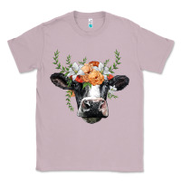 Lilac holstein cow head Classic Tee - BarkalooDesign