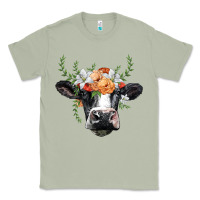 Matcha holstein cow head Classic Tee - BarkalooDesign