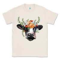 Natural holstein cow head Classic Tee - BarkalooDesign