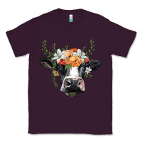 Plum holstein cow head Classic Tee - BarkalooDesign