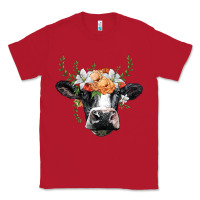 Red holstein cow head Classic Tee - BarkalooDesign
