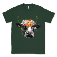Sports Green holstein cow head Classic Tee - BarkalooDesign