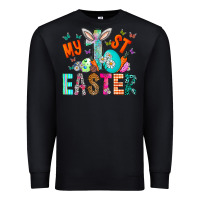 Black My 1st Easter Premium Sweatshirt - CowhideDigitalArt