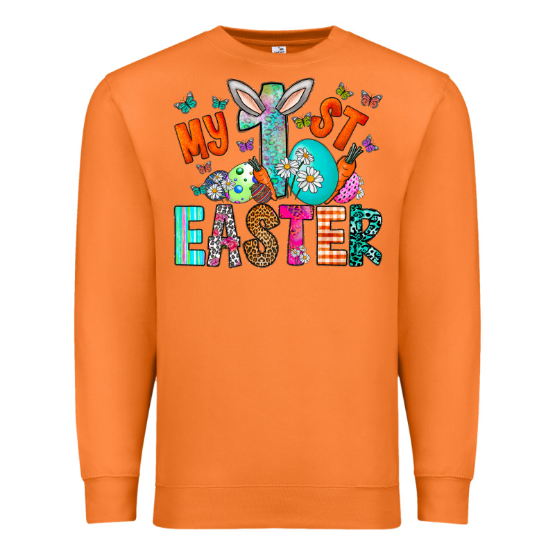 My 1st Easter Premium Sweatshirt by CowhideDigitalArt | Teevron