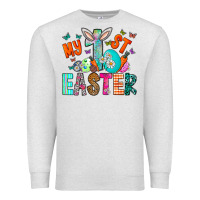 Oatmeal Heather My 1st Easter Premium Sweatshirt - CowhideDigitalArt
