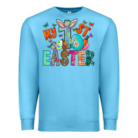 Ocean Blue My 1st Easter Premium Sweatshirt - CowhideDigitalArt