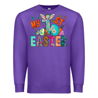 Purple My 1st Easter Premium Sweatshirt - CowhideDigitalArt
