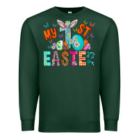 Sports Green My 1st Easter Premium Sweatshirt - CowhideDigitalArt