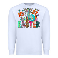 White My 1st Easter Premium Sweatshirt - CowhideDigitalArt