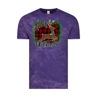 Merry Christmas Deer Vintage Tee | Teevron