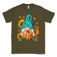 Army Green Fall Gnome Classic Tee - RanaPortraitStore
