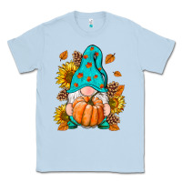 Dusty Blue Fall Gnome Classic Tee - RanaPortraitStore