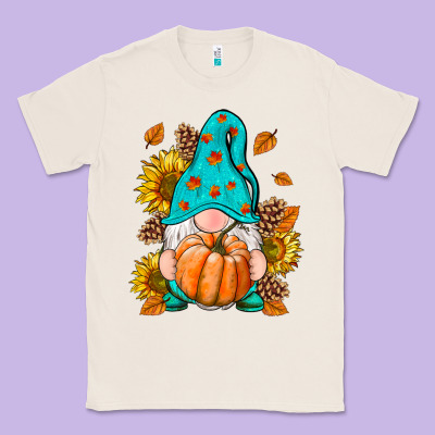 Fall Gnome Classic Tee Designed By Ranaportraitstore